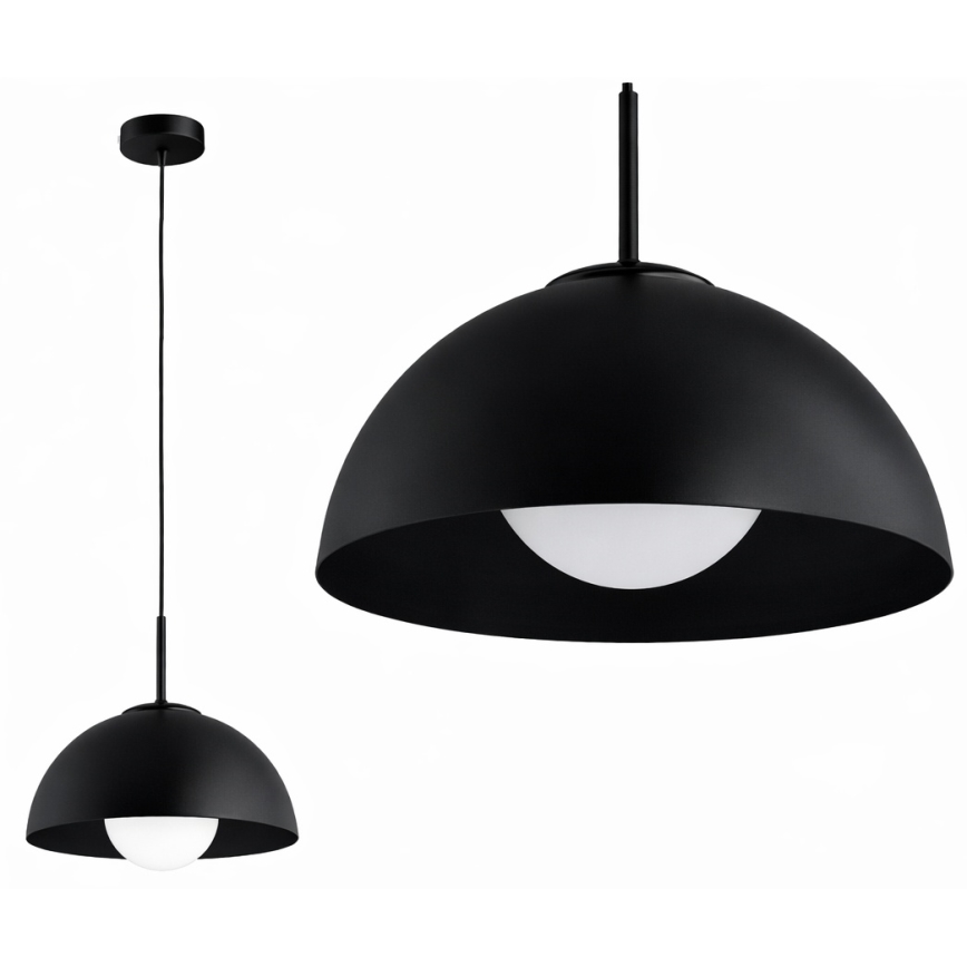 BRILAGI - Rippvalgusti kaablil COSMO 1xE27/60W/230V Ø 30 cm must