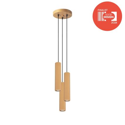 Brilagi - Rippvalgusti kaablil CRESTO 3xGU10/10W/230V kuldne