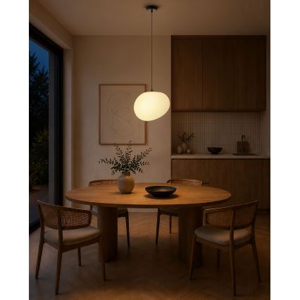 BRILAGI - rippvalgusti kaablil PEBBLES 1xE27/40W/230V läbimõõt 30 cm must