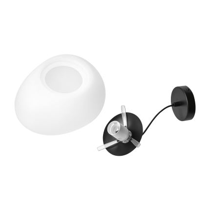 BRILAGI - rippvalgusti kaablil PEBBLES 1xE27/40W/230V läbimõõt 30 cm must