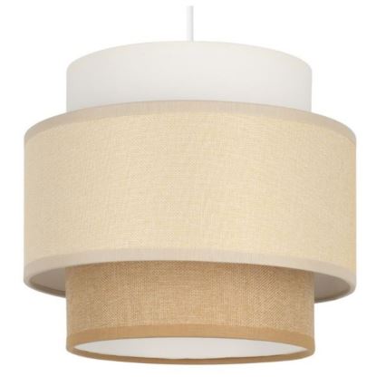 Brilagi - rippvalgusti kaablil RESNA 1xE27/60W/230V läbimõõt 20 cm kreem/beež