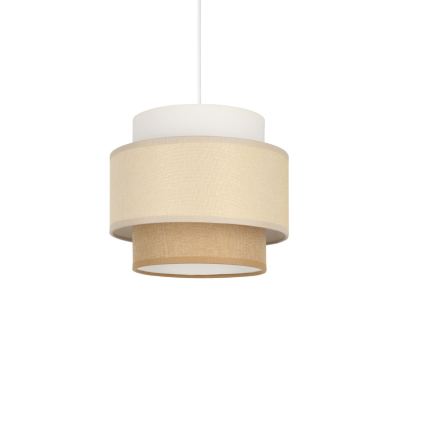 Brilagi - rippvalgusti kaablil RESNA 1xE27/60W/230V läbimõõt 20 cm kreem/beež