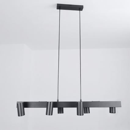 Brilagi - Rippvalgusti kaablil SELE 6xGU10/30W/230V must