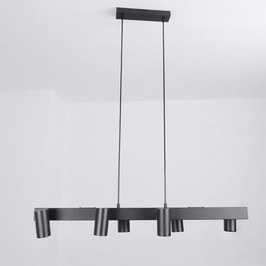 Brilagi - Rippvalgusti kaablil SELE 6xGU10/30W/230V must