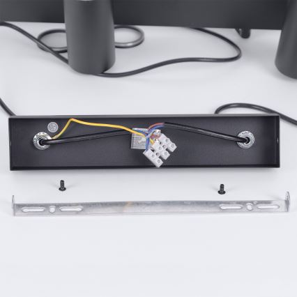 Brilagi - Rippvalgusti kaablil SELE 6xGU10/30W/230V must