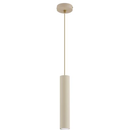 Brilagi - rippvalgusti kaablil TUBE 1xGU10/15W/230V beež/kuldne