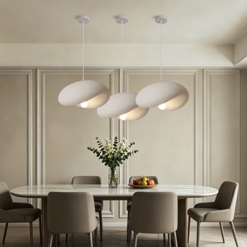 BRILAGI - rippvalgusti kaablil WABI SABI 1xE27/60W/230V läbimõõt 40 cm valge
