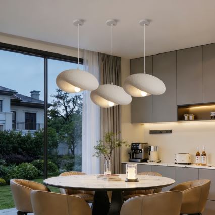 BRILAGI - rippvalgusti kaablil WABI SABI 1xE27/60W/230V läbimõõt 40 cm valge