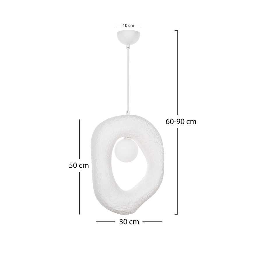 Brilagi - Rippvalgusti kaablil WABI SABI 1xG9/8W/230V valge
