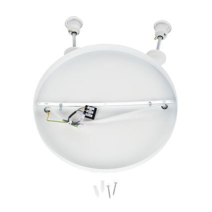 Brilagi - rippvalgusti kaablil WABI SABI 2xE27/40W/230V Ø 45 cm valge