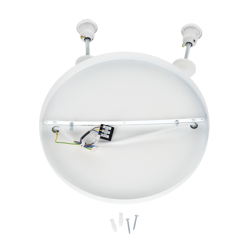 Brilagi - rippvalgusti kaablil WABI SABI 2xE27/40W/230V Ø 45 cm valge