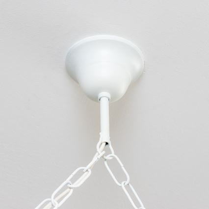 Brilagi - Rippvalgusti kettaga QUEEN 6xE14/40W/230V pöök/kreem