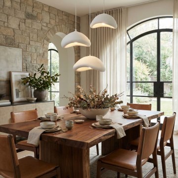 Brilagi - Rippvalgusti LUNA 3xE27/40W/230V läbimõõt 82 cm valge