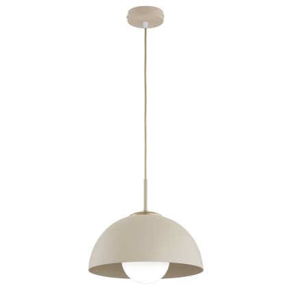 Brilagi - rippvalgusti riputuskaabliga COSMO 1xE27/60W/230V ø 30 cm beež/kuldne