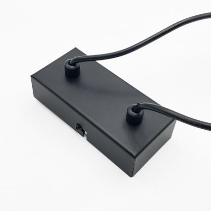 Brilagi - Rippvalgusti riputuskaabliga MALONY 6xE14/20W/230V must