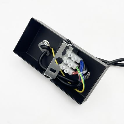 Brilagi - Rippvalgusti riputuskaabliga MALONY 6xE14/20W/230V must