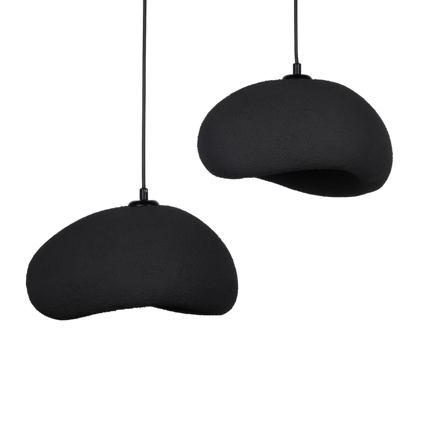 Brilagi - Rippvalgusti riputuskaabliga WABI SABI 2xE27/40W/230V läbimõõt 60 cm must
