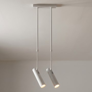 Brilagi - rippvalgusti varrega SELE 2xGU10/30W/230V valge