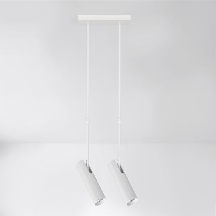 Brilagi - rippvalgusti varrega SELE 2xGU10/30W/230V valge