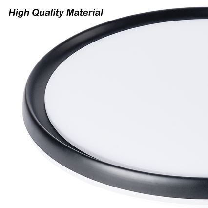 Brilagi - LED-hämardatav laelamp RIVO LED/72W/230V 3000-6000K, must, läbimõõt 50 cm + kaugjuhtimispult