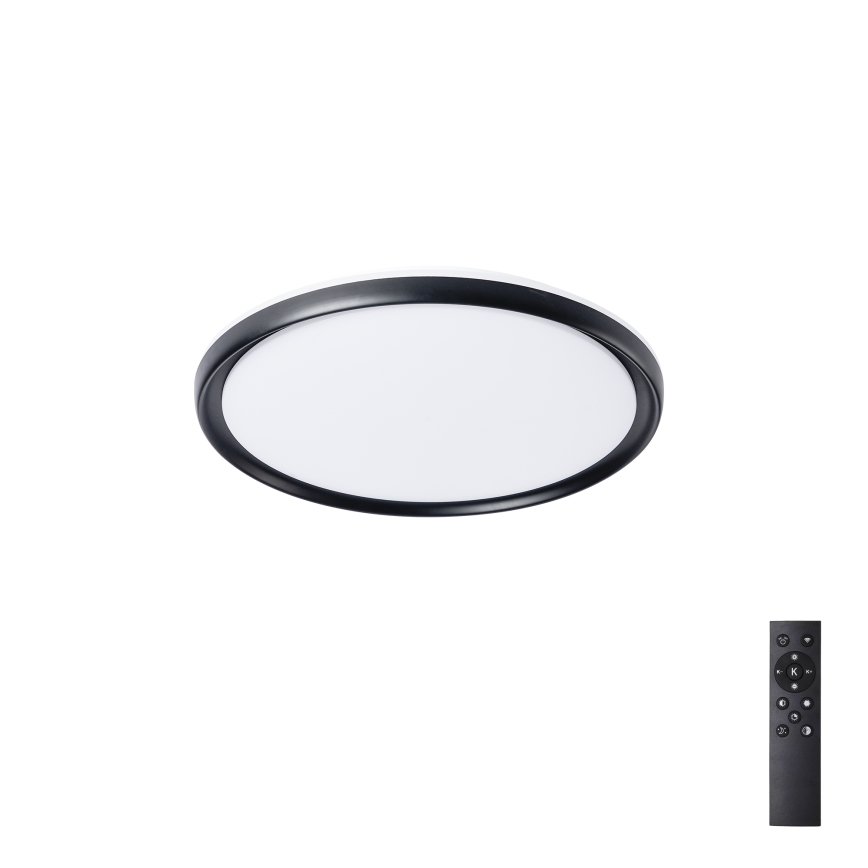 Brilagi - LED-hämardatav laelamp RIVO LED/72W/230V 3000-6000K, must, läbimõõt 50 cm + kaugjuhtimispult