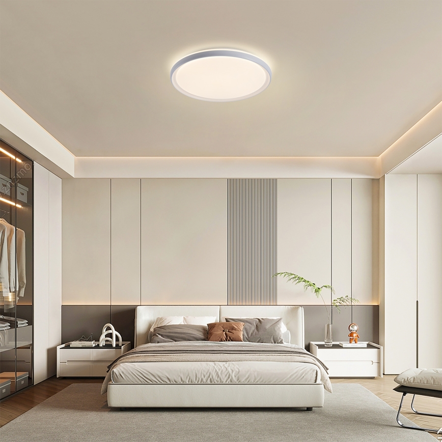 Brilagi - LED hämardatav laevalgusti RIVO LED/72W/230V 3000-6000K valge läbimõõt 50 cm + kaugjuhtimispult