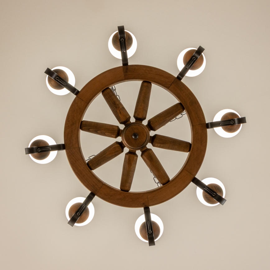 Brilagi - ROATA ketiga lühter 8xE14/40W/230V läbimõõt 70 cm pöök