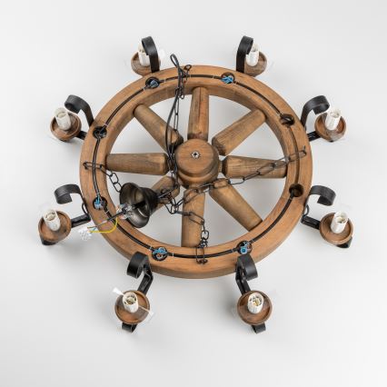 Brilagi - ROATA ketiga lühter 8xE14/40W/230V läbimõõt 70 cm pöök