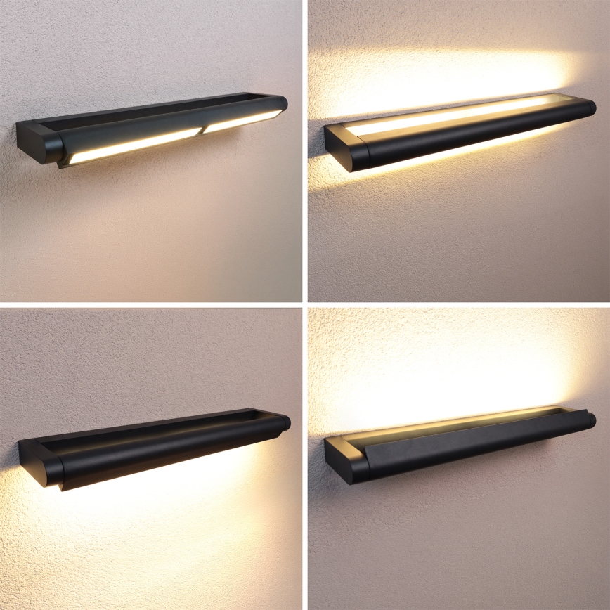 BRILAGI - LED Välisseinale mõeldud fassaadivalgusti SALERNO LED/24W/230V 66 cm must IP65