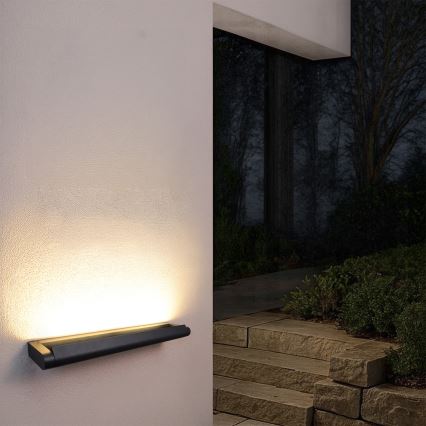 Brilagi - SALERNO LED välisseinale paigaldatav seinavalgusti LED/24W/230V 66 cm must IP65