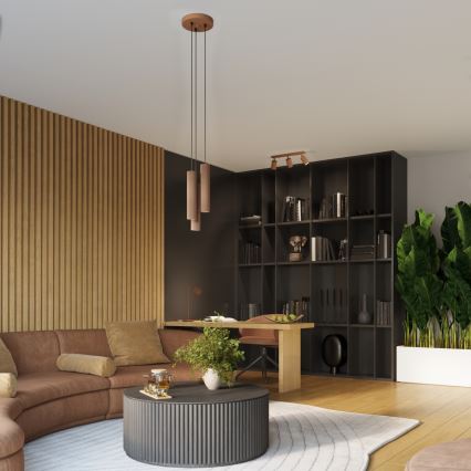 Brilagi - Seina suunavalgusti CRESTO 1xGU10/10W/230V pruun