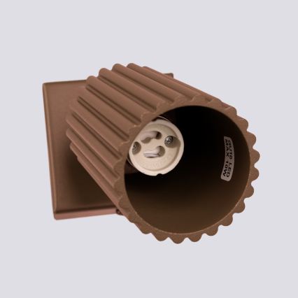 Brilagi - Seina suunavalgusti CRESTO 1xGU10/10W/230V pruun