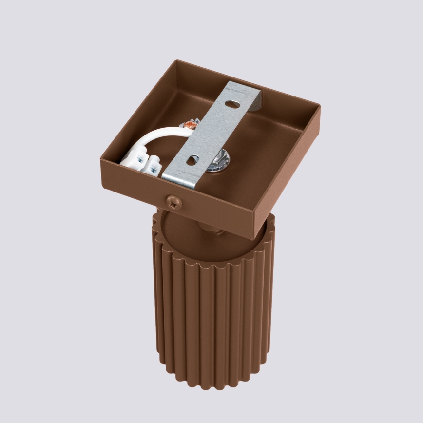 Brilagi - Seina suunavalgusti CRESTO 1xGU10/10W/230V pruun