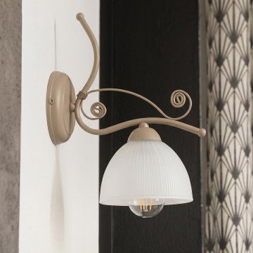 Brilagi - Seinalamp ANTICO MODERN 1xE27/60W/230V beež