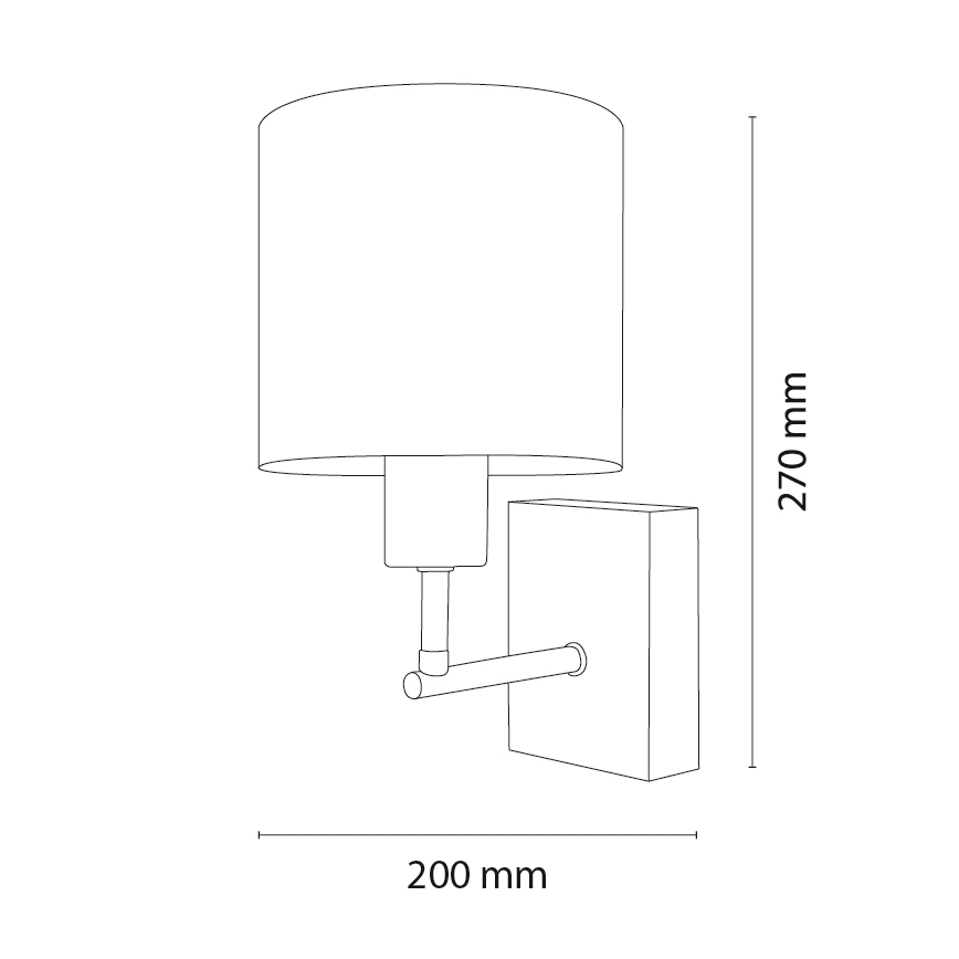 BRILAGI - Laste seinavalgusti BOBO WOOD 1xE27/25W/230V tamm/must/valge/sinine/karukesed