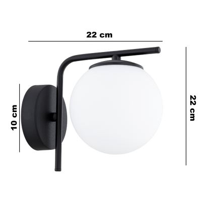 BRILAGI - seinalamp MILO 1xE27/60W/230V must