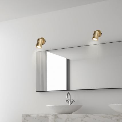 Brilagi - Seinale kinnitatav spottvalgusti CRISPINA 1xGU10/10W/230V kuldne