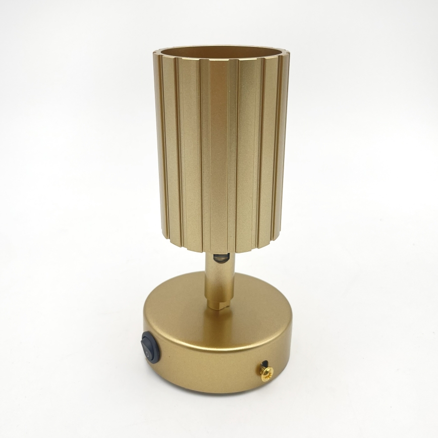 Brilagi - Seinale kinnitatav spottvalgusti CRISPINA 1xGU10/10W/230V kuldne