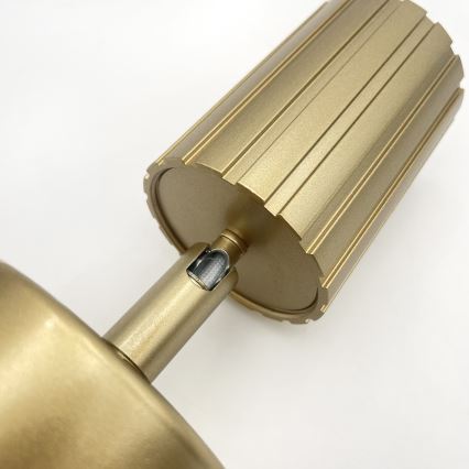 Brilagi - Seinale kinnitatav spottvalgusti CRISPINA 1xGU10/10W/230V kuldne