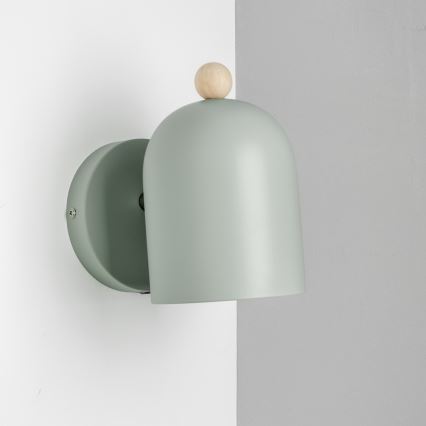 Brilagi - seinale kinnitatav suunavalgusti GALLION 1xE27/15W/230V roheline