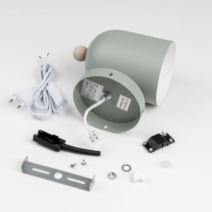 Brilagi - seinale kinnitatav suunavalgusti GALLION 1xE27/15W/230V roheline