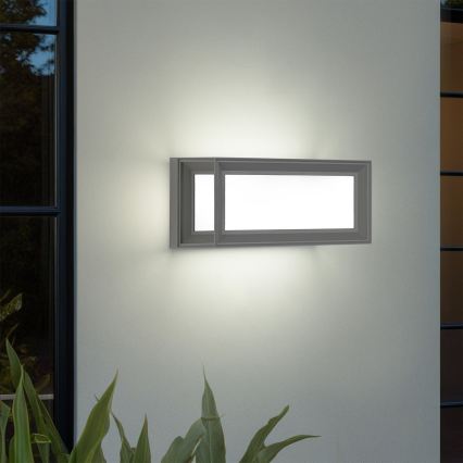 Brilagi - LED välisseinale paigaldatav seinavalgusti liikumisanduriga PARKER LED/12W/230V hall IP44
