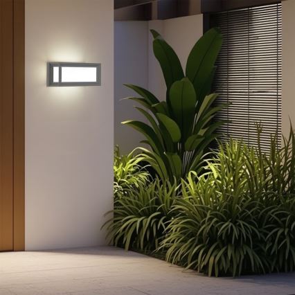 Brilagi - LED välisseinale paigaldatav seinavalgusti liikumisanduriga PARKER LED/12W/230V hall IP44