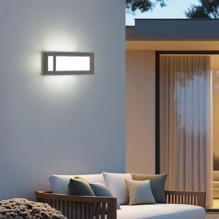 Brilagi - LED välisseinale paigaldatav seinavalgusti liikumisanduriga PARKER LED/12W/230V hall IP44
