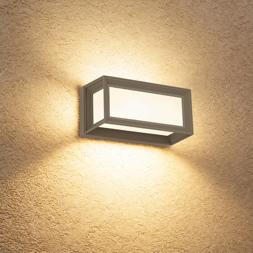 Brilagi - LED välisseinale paigaldatav seinavalgusti liikumisanduriga PARKER LED/12W/230V hall IP44