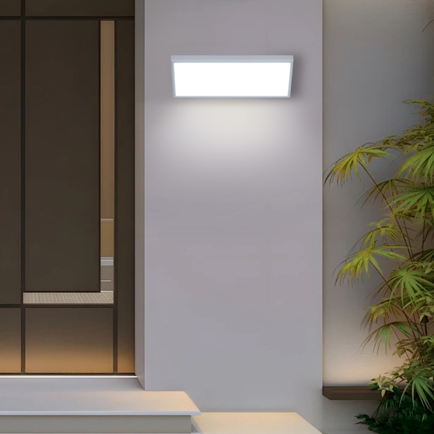 Brilagi - LED välisseinavalgusti anduriga TRIANGLE LED/42W/230V valge IP65