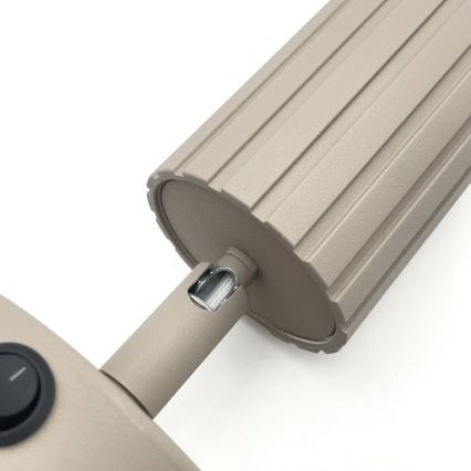 Brilagi - seinale paigaldatav punktvalgusti CRISPINA 1xGU10/10W/230V beež