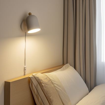 Brilagi - seinale paigaldatav punktvalgusti GALLION 1xE27/15W/230V valge
