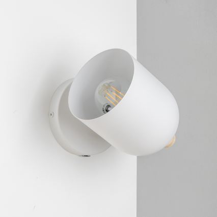 Brilagi - seinale paigaldatav punktvalgusti GALLION 1xE27/15W/230V valge