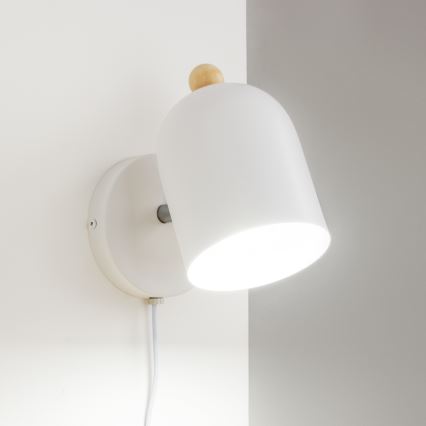 Brilagi - seinale paigaldatav punktvalgusti GALLION 1xE27/15W/230V valge